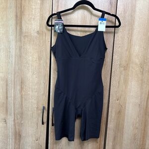 Maidenform Sleek Smoothers Control All Over Solutions Sz XL Black NWT
